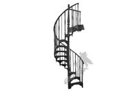 SCHODY KRĘCONE FI 1,22 M - WZÓR NR 1 - 1 TRALKA ORAZ 1 SZPILKA  ŻELIWNE