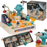 TOR SAMOCHODOWY INTERAKTYWNY KOSMICZNY AUTKA RESORAKI DLA DZIECI RAKIETA