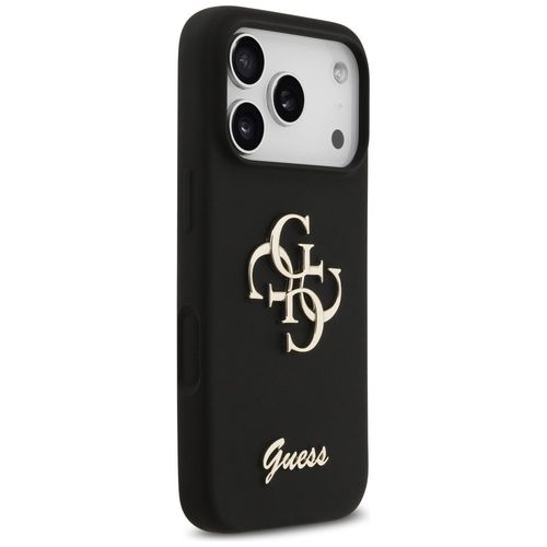 Etui Guess Silicone Big 4G Script do iPhone 17 Pro czarny na Arena.pl