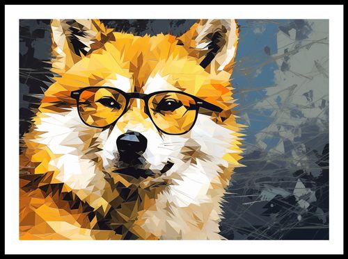 Plakat 70x50cm Intelektualny Psiak na Arena.pl