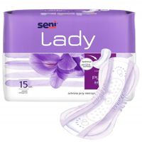 SENI LADY PLUS wkładki urologiczne NA NOC 15szt. chłonność 6/6