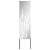 Ekran zapewniający prywatność w ogrodzie Srebrny 32 x 140 cm