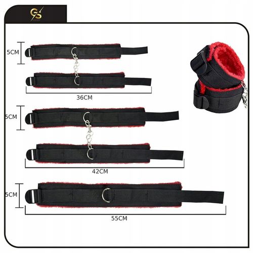 MEGA DUŻY XXL ZESTAW BDSM 28el KAJDANKI KNEBEL KORRKI NAKŁADKA WIBRATOR PAR na Arena.pl