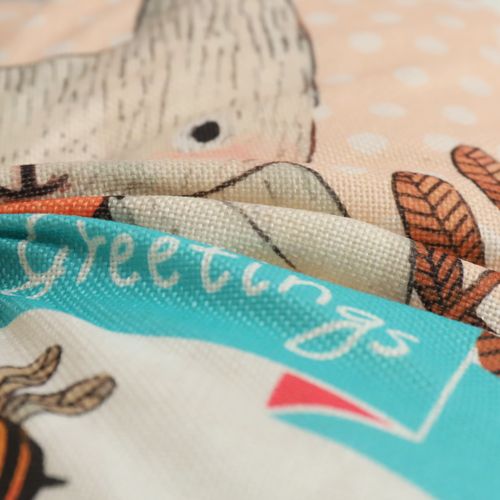 Poszewka na poduszkę z zajączkiem Hello Sping 45x45cm na Arena.pl