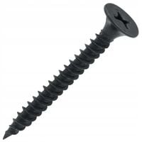 Wkrety do plyt gipsowych GK do metalu 3,5x55mm 1000 szt. Czarne Klimas KSGM