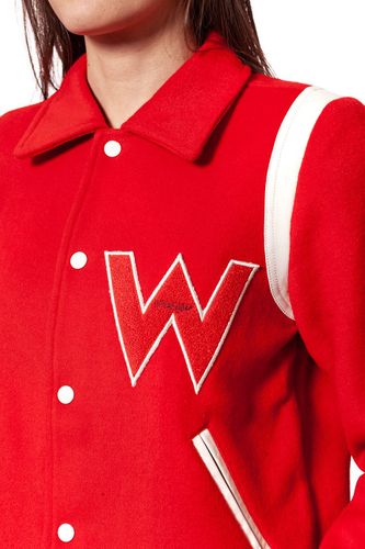 WRANGLER BOMBER JACKET SALSA RED W4130VUWN L na Arena.pl