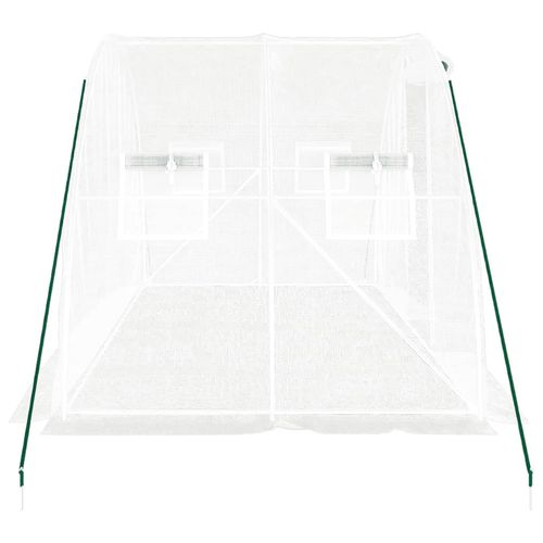 Szklarnia ze stalową ramą, biała, 8 m², 4x2x2 m na Arena.pl