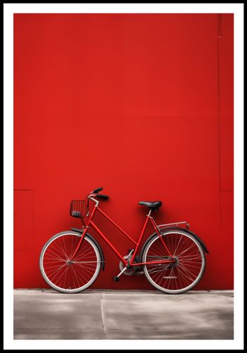 Plakat 67,5x100cm Czerwony Rower na Arena.pl