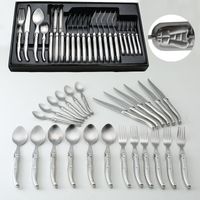 Sztućce - NEW DESIGN 24 Szt - SREBRO - Mat - OKAZJA!