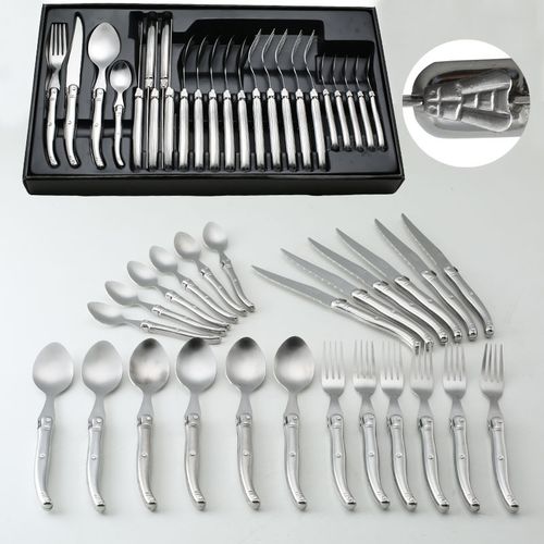 Sztućce - NEW DESIGN 24 Szt - SREBRO - Mat - OKAZJA! na Arena.pl