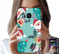 ETUI DO SAMSUNG GALAXY S8 - MIKOŁAJ, RENIFER BAŁWAN ŚWIĄTECZNE WZORY