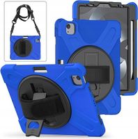 Etui do iPad Pro 5/4 12.9" z Podstawką i Paskiem na Ramię Niebieskie