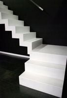 BIAŁE gładkie matowe płytki na schody 100x30 SATYNA antypoślizgowe NOWOŚĆ