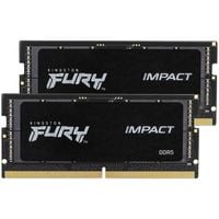 kingston dram 64gb 4800mt/s ddr5 cl38 sodimm (kit of 2) fury impact pnp