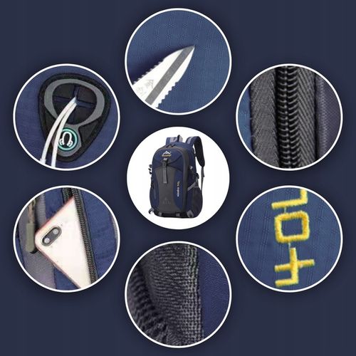 PLECAK TURYSTYCZNY BIWAKOWY NA WYCIECZKĘ W GÓRY WYGODNY 40L BIWAK SURVIVAL na Arena.pl