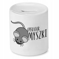 Skarbonka Informatyka Programisty Operator Myszki Z Nadrukiem Ze Zdjęciem