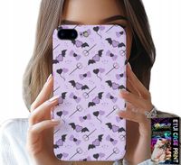 ETUI DO IPHONE ( 7 PLUS ) - MODNE WZORY WIDŁY SERCA KOKARDKI KOKARDA