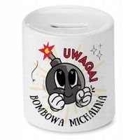 Skarbonka Dla Michaliny Na Urodziny Prezent Z Nadrukiem Ze Zdjęciem