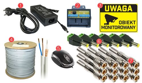 PREMIUM MONITORING DOMU FIRMY PODWÓRKA 6 KAMER 4K 8MPX CZARNE 24/7 na Arena.pl