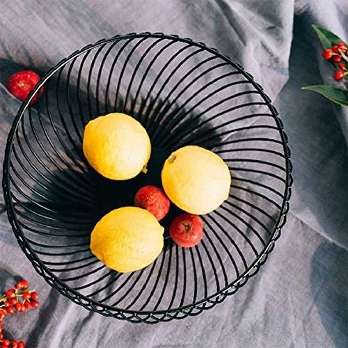 CZARNY METALOWY KOSZYK 25CM MISA MISKA OKRĄGŁY ORGANIZER POJEMNIK DRUCIANY na Arena.pl