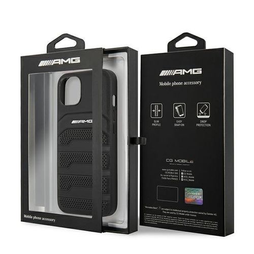 AMG AMHCP14MGSEBK iPhone 14 Plus 6,7" czarny/black hardcase Leathe na Arena.pl