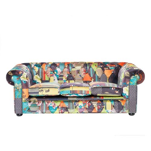 SOFA TAPICEROWANA PATCHWORK DO SALONU EKSKLUZYWNA na Arena.pl