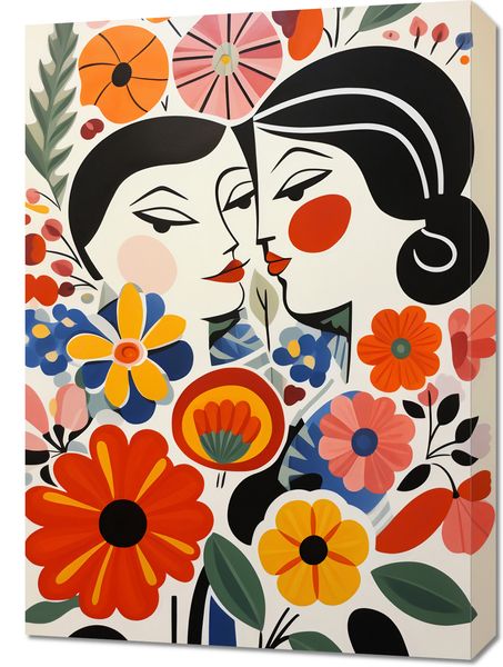Obraz 50x70cm Kwiatowy Romans zdjęcie 1