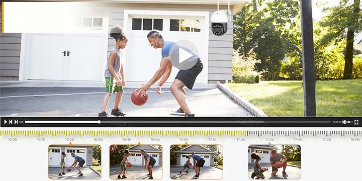 Zewnętrzna obrotowa kamera IP 2w1 8X ZOOM 2x 4MPx WIFI 2K zdjęcie 3