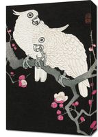 Obraz 40x60cm Two Cockatoo, Koson Japoński Vintage do Salonu