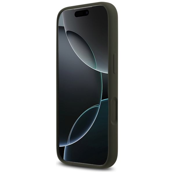 etui guess silicone big 4g script do     iphone 17 pro khaki zdjęcie 5