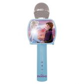 MIKROFON BEZPRZEWODOWY FROZEN KRAINA LODU karaoke z wbudowanym głośnikiem