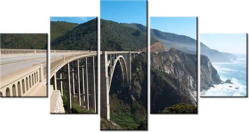 80CM 150CM OBRAZ 5 ELEM DALEKA PODRÓŻ JAMIE MCCAFFREY ŚCIENNY na Arena.pl