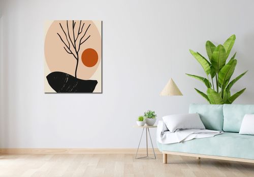 Obraz 70x90cm Tęczowy Zarys na Arena.pl