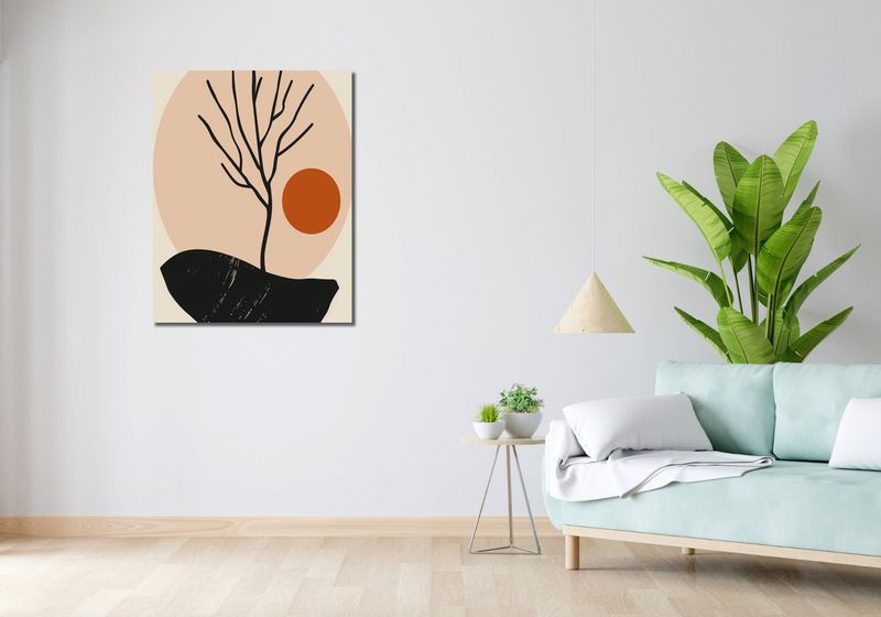 Obraz 70x90cm Tęczowy Zarys zdjęcie 2