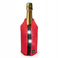 Peugeot Frizz cooler do wina 23cm czerwony na butelkę pokrowiec chłodzący