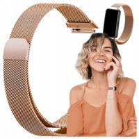 Pasek do Huawei Band 7 magnetyczny opaska do zegarka smartwatch metalowa