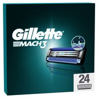 Ostrza wymienne Gillette do maszynki Mach3 do golenia dla mężczyzn 24 szt.