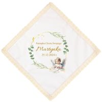 Szatka do Chrztu Świętego Personalizowana Pamiątka Z Imieniem Datą