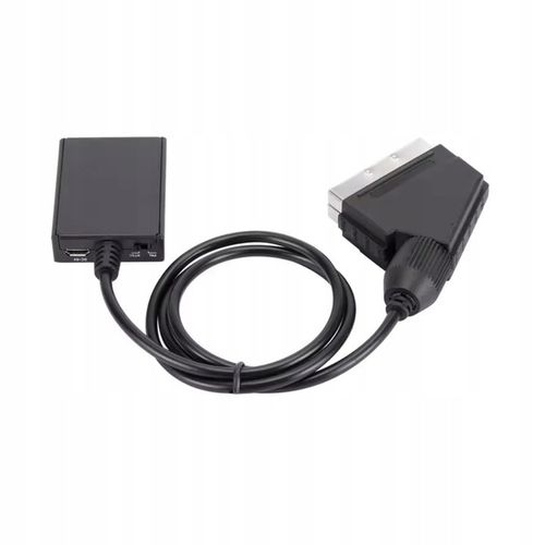 Kabel adapter konwerter z HDMI do Euro / Scart 1080p przejściówka TV na Arena.pl