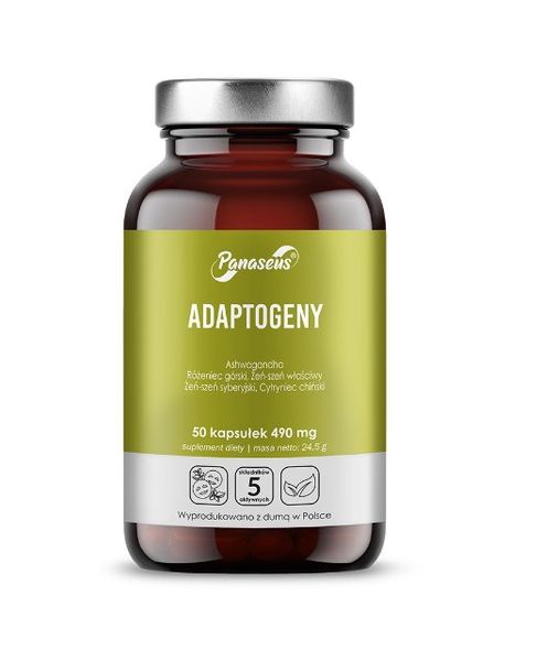PANASEUS Adaptogeny (50 kaps.) zdjęcie 1