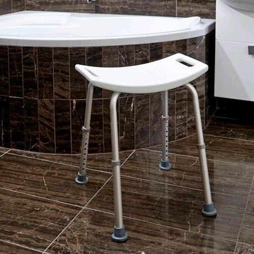 Taboret łazienkowy regulowane krzesło prysznicowe do wanny wysokość 37-52 na Arena.pl