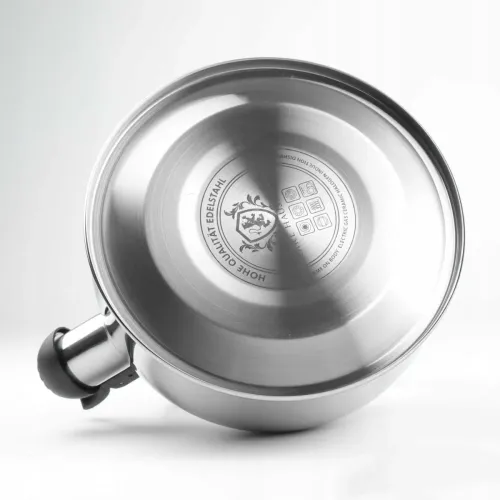 CZAJNIK TRADYCYJNY Z GWIZDKIEM DUŻY STALOWY Z RĄCZKĄ 2 L INDUKCJA GAZ na Arena.pl