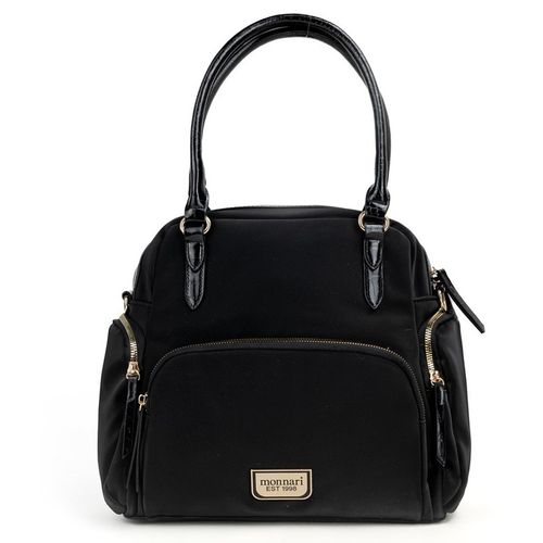 Torebka Monnari BAG5710-020 z materiału czarna na Arena.pl