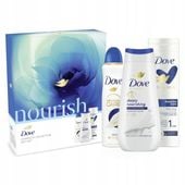 DOVE Zestaw prezentowy Nourishing żel + antyperspirant + mleczko