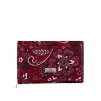 Czerwony portfel damski z suwakiem BajuBaj ze skóry naturalnej – styl i funkcjonalność PD1225CS167 RFID