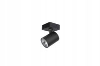 Lampa sufitowa, reflektor natynkowy czarny regulowany do salonu EXO TRACK 1