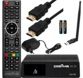 TUNER ZGEMMA H8.2H DEKODER SAT + DVB-T2 HEVC ENIGMA2 E2 + ADAPTER