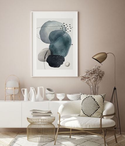 Plakat abstrakcja akwarela 30x40 cm na Arena.pl