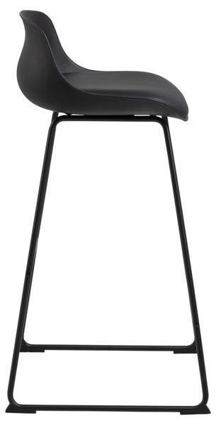 Stołek barowy Tina low Black PU zdjęcie 4