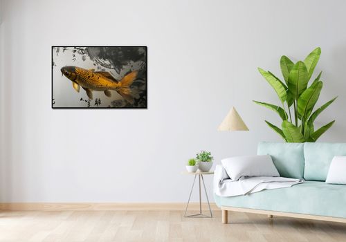 Plakat 91,5x60cm Spokojna Ryba Koi na Arena.pl